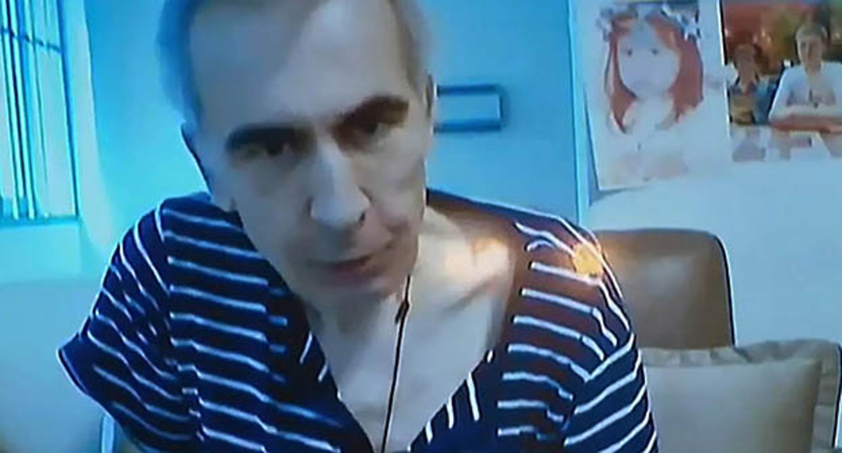 Михаил Саакашвили. 3 июля 2023 года. Фото paperkartuli/Telegram Михаил Саакашвили. 3 июля 2023 года. Фото paperkartuli/Telegram