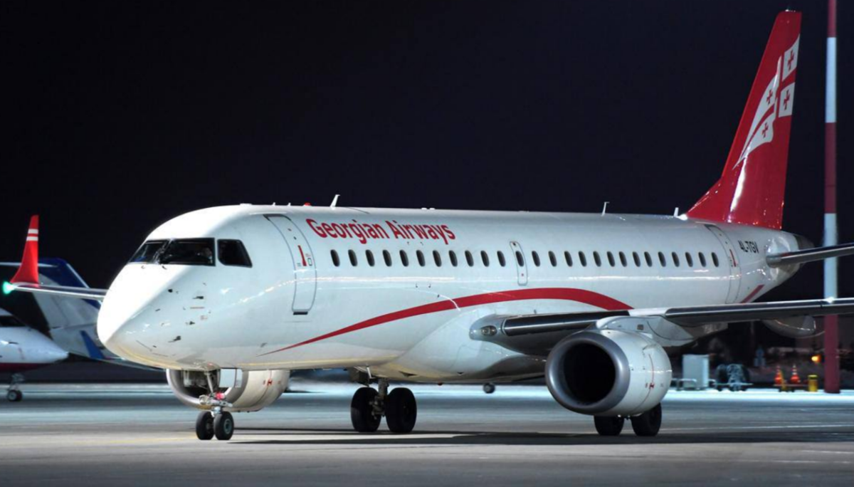 Самолет авиакомпании Georgian Airways, фото из Telegram-канала авиакомпании, https://t.me/GeorgianAirways_official/16 Самолет авиакомпании Georgian Airways, фото из Telegram-канала авиакомпании, https://t.me/GeorgianAirways_official/16