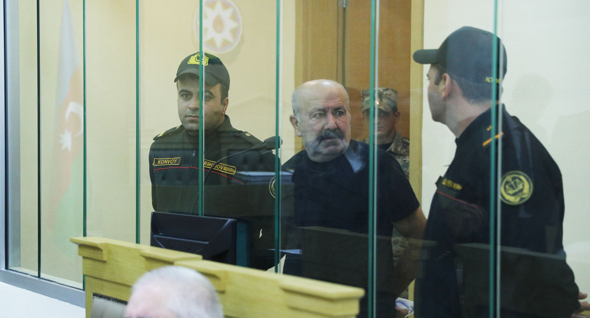 Вагиф Хачатрян в зале суда. Октябрь 2023 г. Фото Азиза Каримова для "Кавказского узла" Вагиф Хачатрян в зале суда. Октябрь 2023 г. Фото Азиза Каримова для "Кавказского узла"