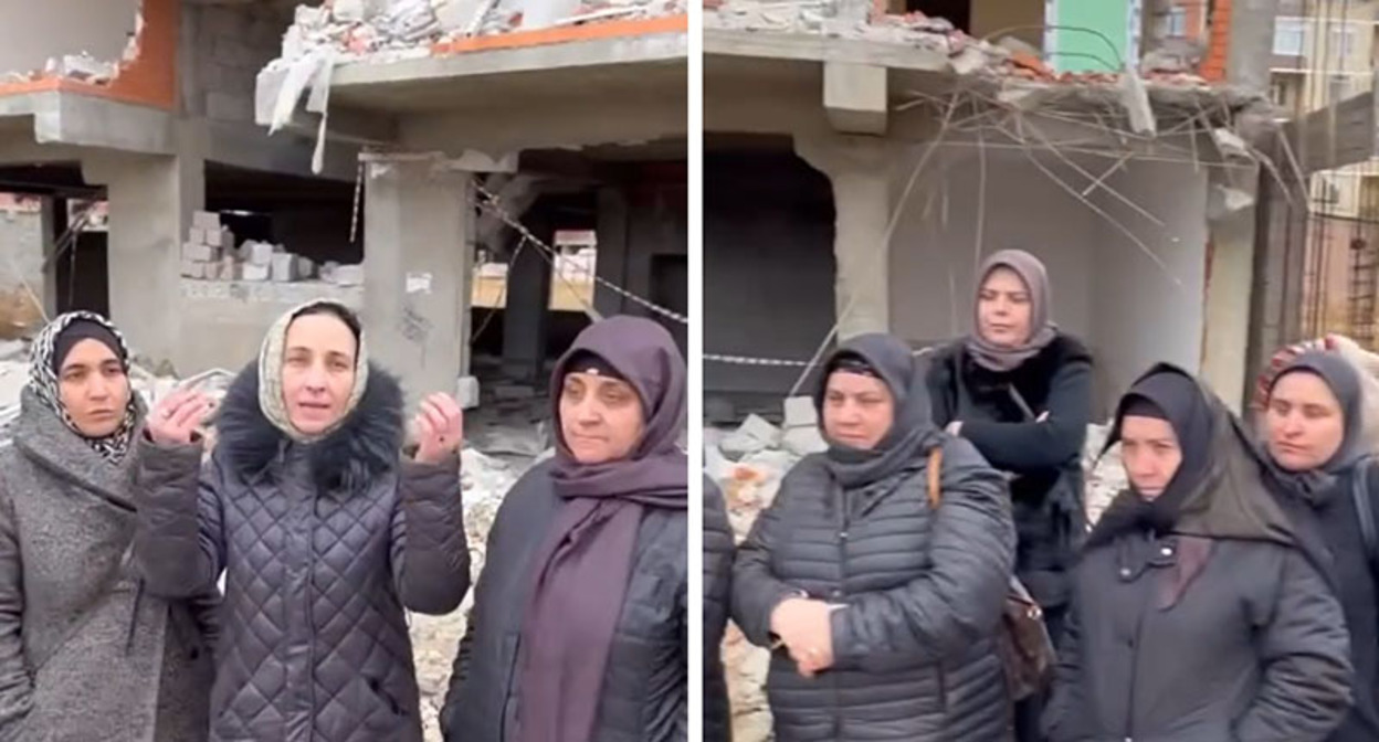 Дольщики в Махачкале записывают видеообращение к главе Дагестана Сергею Меликову. Кадр из видео https://www.instagram.com/p/C0oxlOwsWql/ (деятельность компании Meta (владеет Facebook, Instagram и WhatsApp) запрещена в России) Дольщики в Махачкале записывают видеообращение к главе Дагестана Сергею Меликову. Кадр из видео https://www.instagram.com/p/C0oxlOwsWql/ (деятельность компании Meta (владеет Facebook, Instagram и WhatsApp) запрещена в России)