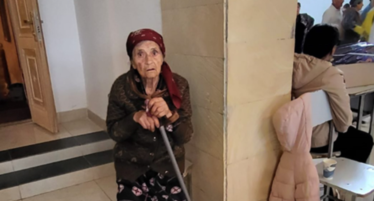 Беженка из Нагорного Карабаха. Фото Алвард Григорян для "Кавказского узла" Беженка из Нагорного Карабаха. Фото Алвард Григорян для "Кавказского узла"