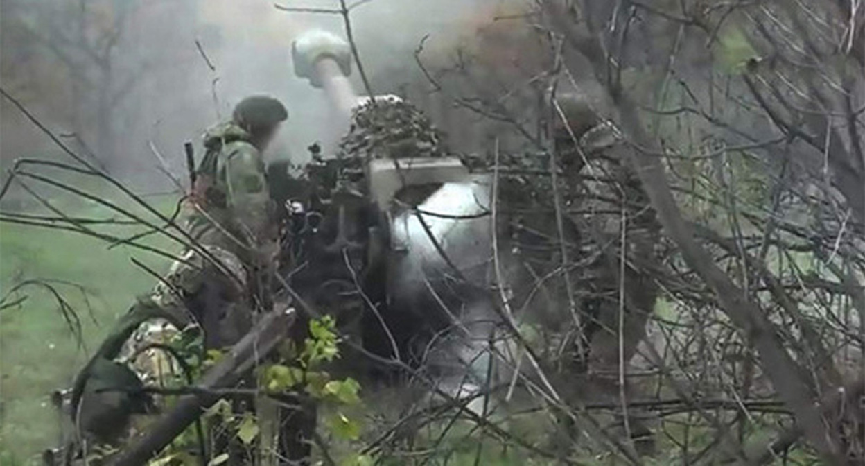 Российские военнослужащие во время военной операции на Украине. Скриншот видео Минобороны РФ Российские военнослужащие во время военной операции на Украине. Скриншот видео Минобороны РФ