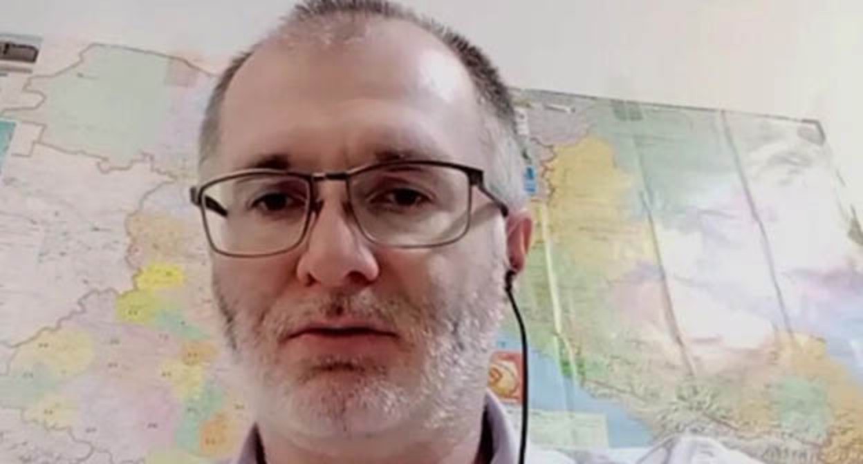 Магомед Магомедов. Скриншот видео https://www.golosameriki.com/a/interview-magomed-magomedov-dagestan-mobilization/6763643.html Магомед Магомедов. Скриншот видео https://www.golosameriki.com/a/interview-magomed-magomedov-dagestan-mobilization/6763643.html