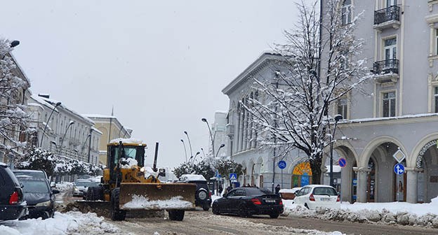 Снегопад в Телави. Фото: https://www.facebook.com/TelaviCityHall/posts/3234755136809387?ref=embed_post принадлежит компании Meta деятельность которой запрещена в России Снегопад в Телави. Фото: https://www.facebook.com/TelaviCityHall/posts/3234755136809387?ref=embed_post принадлежит компании Meta деятельность которой запрещена в России