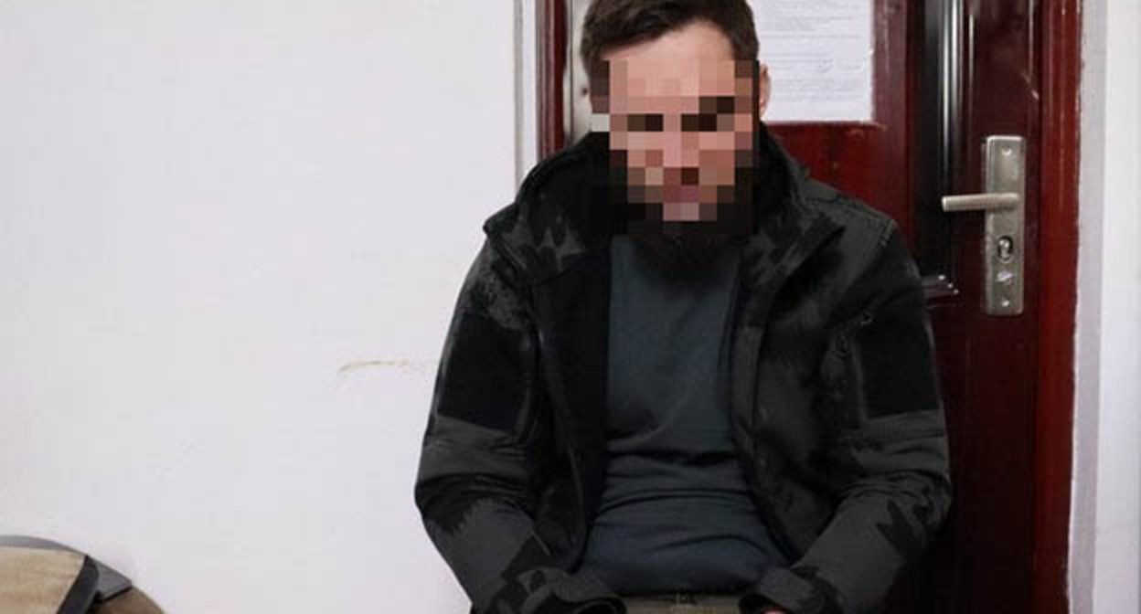 Подозреваемый в убийстве имама Гакаева. Фото: пресс-служба главы Чечни Подозреваемый в убийстве имама Гакаева. Фото: пресс-служба главы Чечни