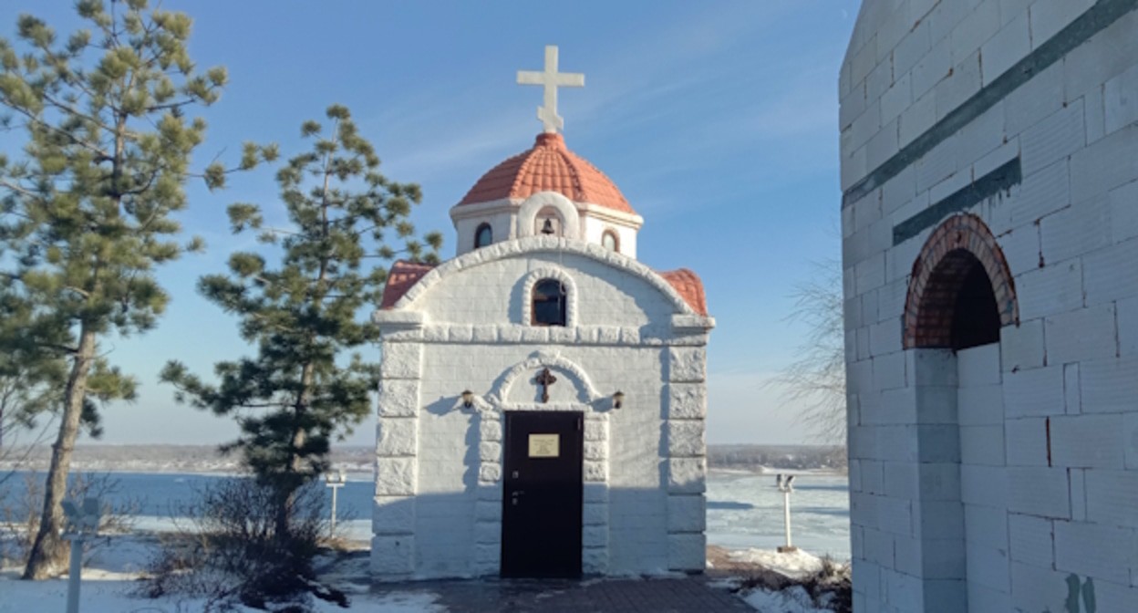 Часовня прихода во имя Святой Троицы, фото: корреспондент "Кавказского узла" Часовня прихода во имя Святой Троицы, фото: корреспондент "Кавказского узла"
