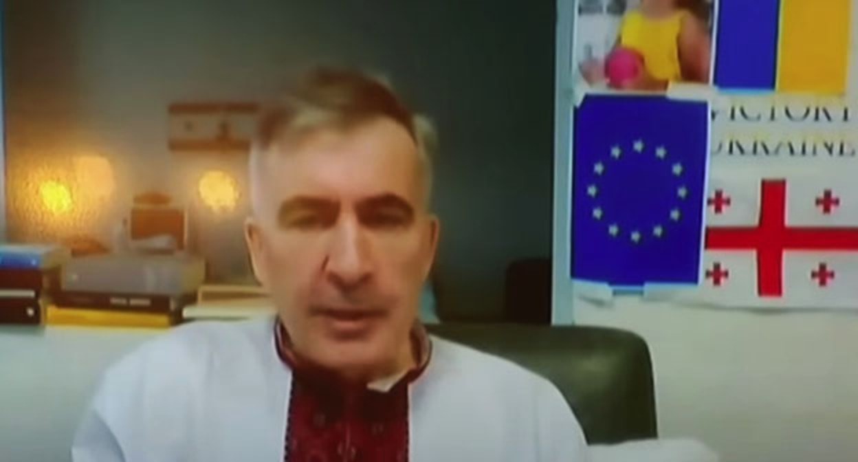 Михаил Саакашвили. Декабрь 2023 г. Скриншот видео https://www.youtube.com/watch?v=usgg0f1oquk Михаил Саакашвили. Декабрь 2023 г. Скриншот видео https://www.youtube.com/watch?v=usgg0f1oquk