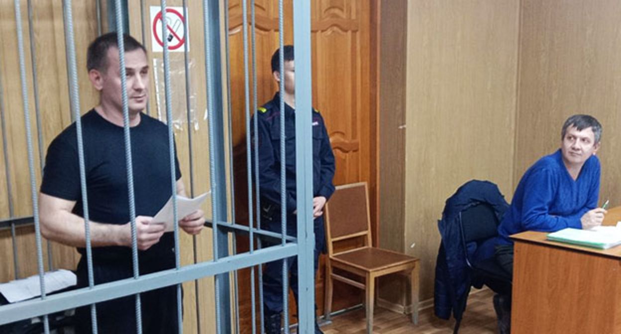 Игорь Нагавкин в зале суда. Фото Вячеслава Ященко для "Кавказского узла" Игорь Нагавкин в зале суда. Фото Вячеслава Ященко для "Кавказского узла"
