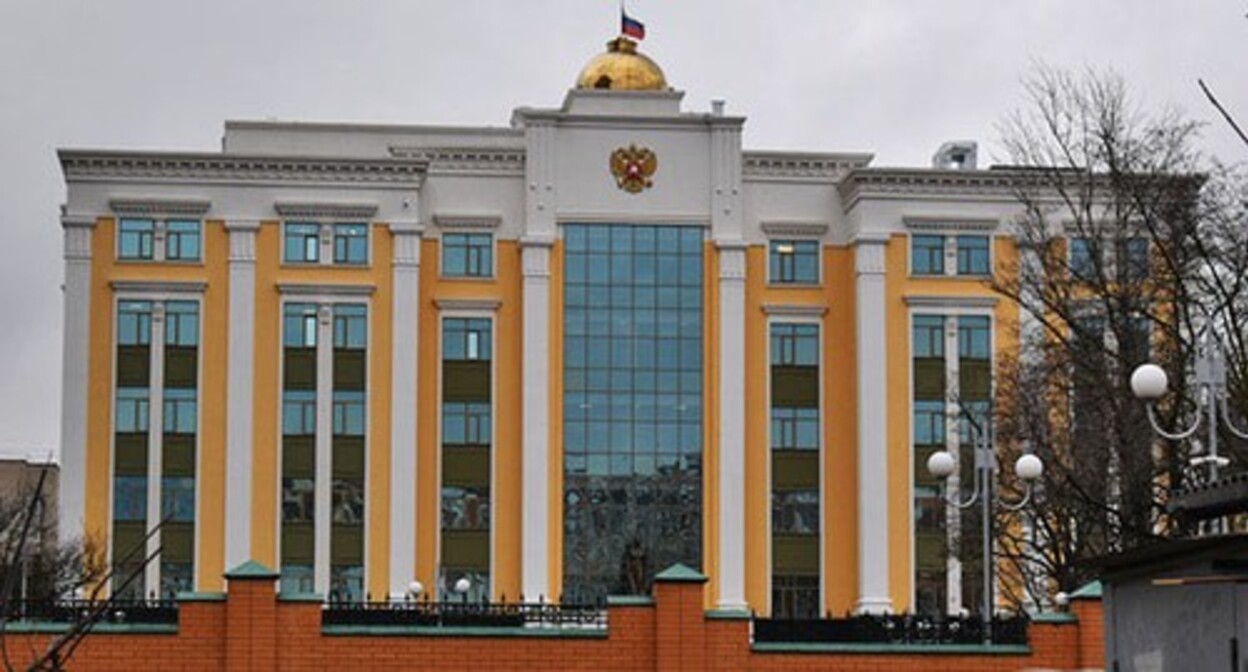 Южный окружной военный суд. 20 декабря 2021 г. Фото Константина Волгина для "Кавказского узла" Южный окружной военный суд. 20 декабря 2021 г. Фото Константина Волгина для "Кавказского узла"