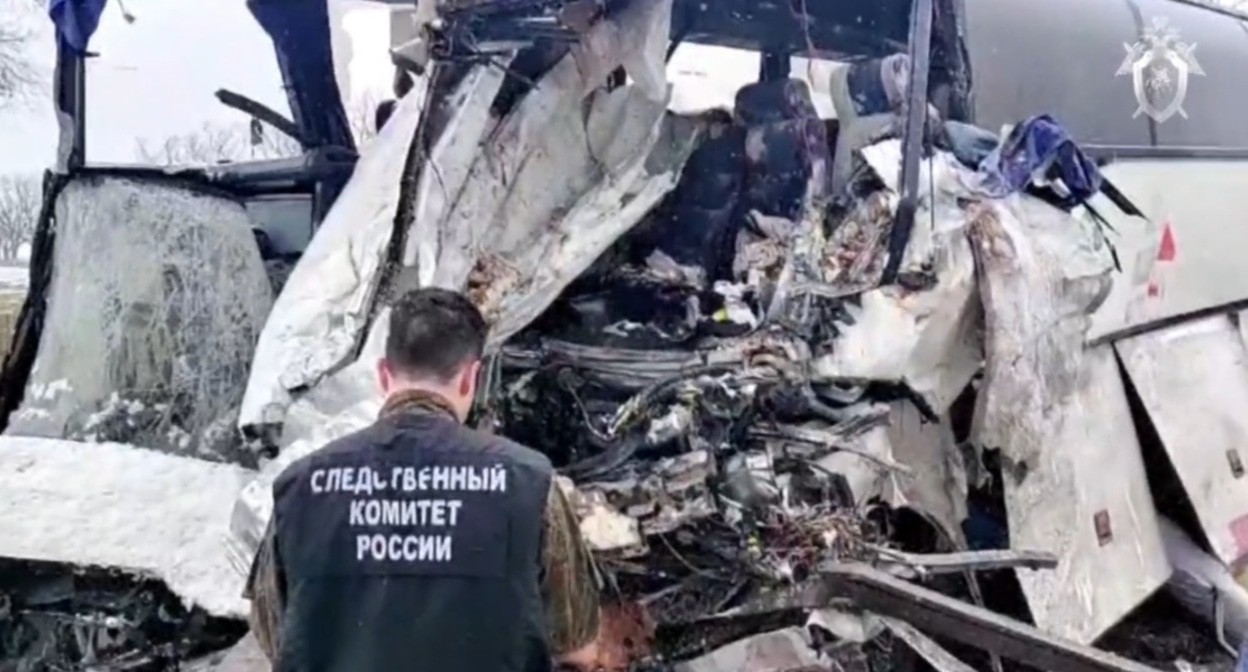 Последствия аварии. Кадр видео управления СКР по Кубани https://kuban.sledcom.ru/news/item/1856729/ Последствия аварии. Кадр видео управления СКР по Кубани https://kuban.sledcom.ru/news/item/1856729/