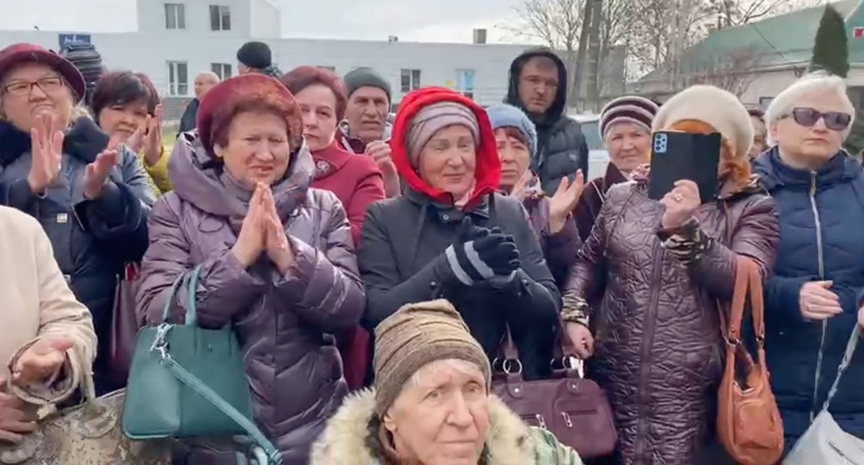 Жители станицы Полтавская. Фото предоставлено Натальей Гаряевой для "Кавказского узла" Жители станицы Полтавская. Фото предоставлено Натальей Гаряевой для "Кавказского узла"