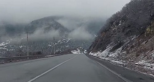 Военно-Грузинская дорога. Кадр из видео https://www.youtube.com/watch?v=htSAcG8MpZ4 Военно-Грузинская дорога. Кадр из видео https://www.youtube.com/watch?v=htSAcG8MpZ4