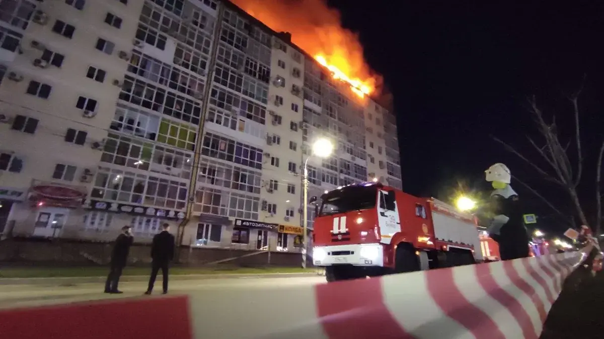 На месте пожара в доме на улице Объездной в Анапе. 13 февраля 2024 г. Фото: администрация Анапы На месте пожара в доме на улице Объездной в Анапе. 13 февраля 2024 г. Фото: администрация Анапы