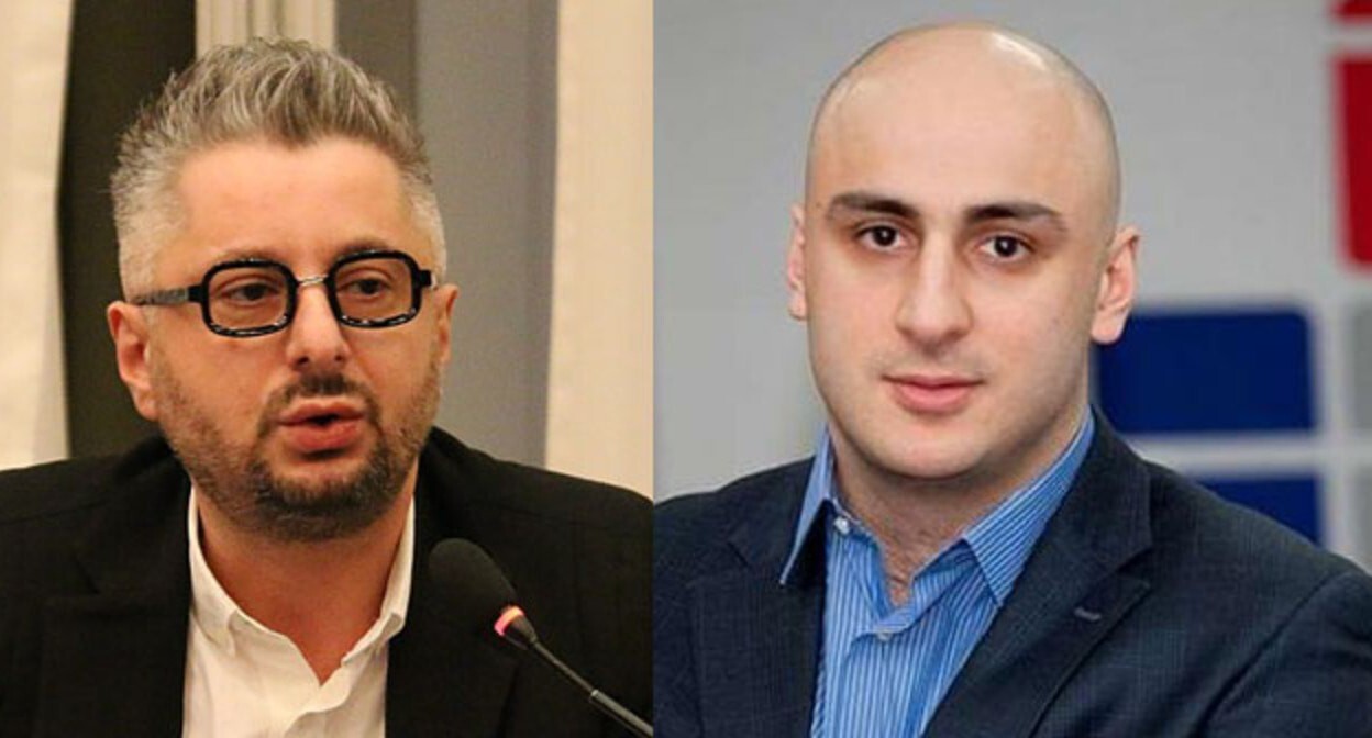 Ника Гварамия (слева) и Ника Мелия . Коллаж "Кавказского узла". Фото: OSCE Parliamentary Assembly https://ru.wikipedia.org https://report.ge Ника Гварамия (слева) и Ника Мелия . Коллаж "Кавказского узла". Фото: OSCE Parliamentary Assembly https://ru.wikipedia.org https://report.ge