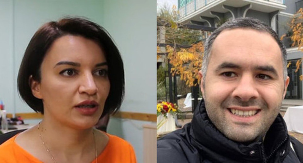Севиндж Вагифгызы и Ульви Гасанли. Коллаж "Кавказского узла". Фото: https://sova.news/2022/02/08/v-azerbajdzhane-novyj-zakon-o-smi-zhurnalistov-obyazali-registrirovatsya/ https://tlgrm.ru/channels/@Bagramyan26/54388 Севиндж Вагифгызы и Ульви Гасанли. Коллаж "Кавказского узла". Фото: https://sova.news/2022/02/08/v-azerbajdzhane-novyj-zakon-o-smi-zhurnalistov-obyazali-registrirovatsya/ https://tlgrm.ru/channels/@Bagramyan26/54388