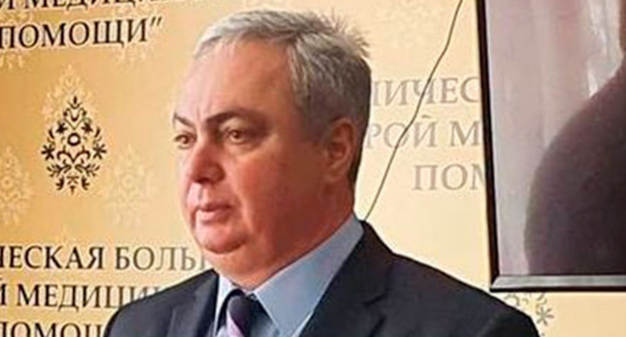 Главврач Республиканской клинической больницы Владимир Плиев, стоп-кадр видео канала "Городовой", https://www.youtube.com/watch?v=1jDs7NhGgsQ Главврач Республиканской клинической больницы Владимир Плиев, стоп-кадр видео канала "Городовой", https://www.youtube.com/watch?v=1jDs7NhGgsQ