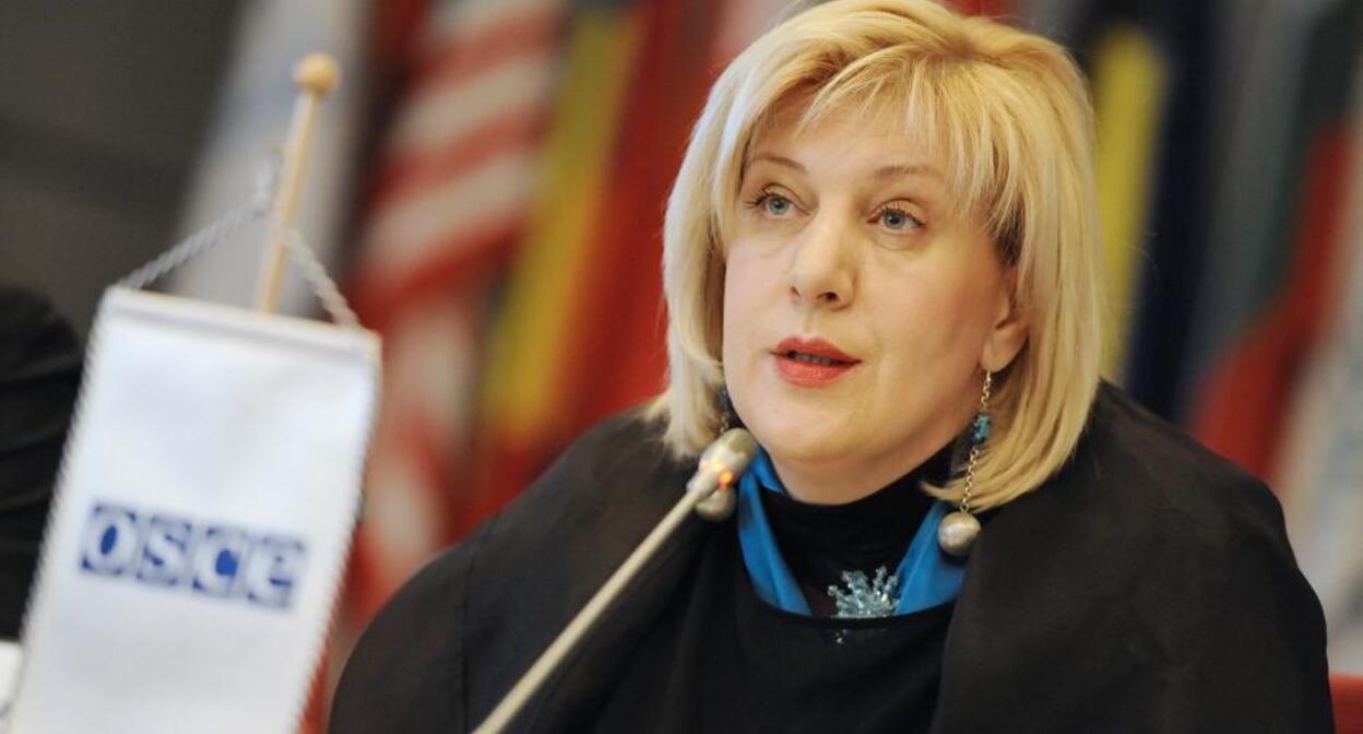 Дунья Миятович. Фото: Микки Кроэль/ОБСЕ https://www.osce.org/ru/node/123648 Дунья Миятович. Фото: Микки Кроэль/ОБСЕ https://www.osce.org/ru/node/123648