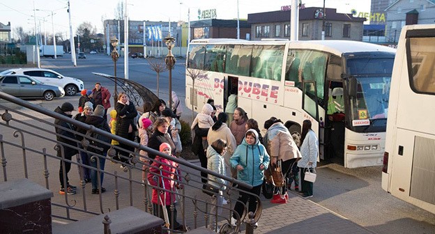 Эвакуированные жители Белгородской области прибыли в Карачаево-Черкесию. Фото: Телеграм-канал Рашида Темрезова от 28.03.2024 г. https://t.me/rashid_temrezov/5081?single Эвакуированные жители Белгородской области прибыли в Карачаево-Черкесию. Фото: Телеграм-канал Рашида Темрезова от 28.03.2024 г. https://t.me/rashid_temrezov/5081?single