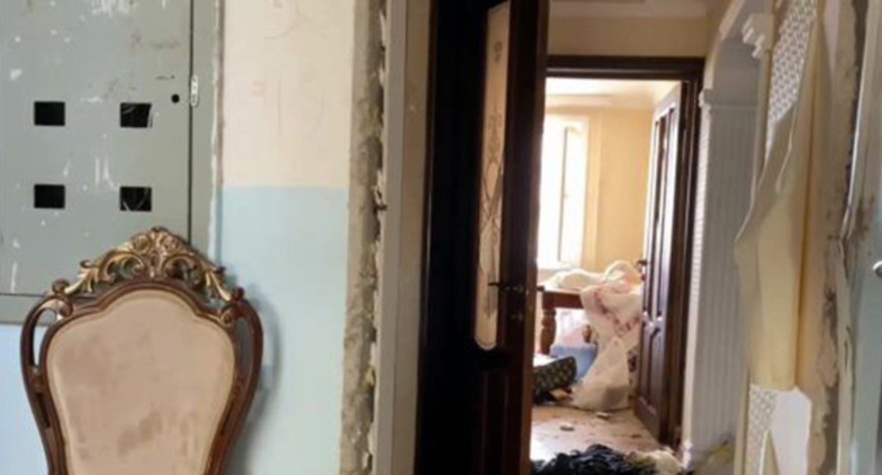 На месте, где проходила спецоперация
в Каспийске. Скриншот видео РИА "Новости" https://riamediabank.ru/media/8653349.html На месте, где проходила спецоперация
в Каспийске. Скриншот видео РИА "Новости" https://riamediabank.ru/media/8653349.html