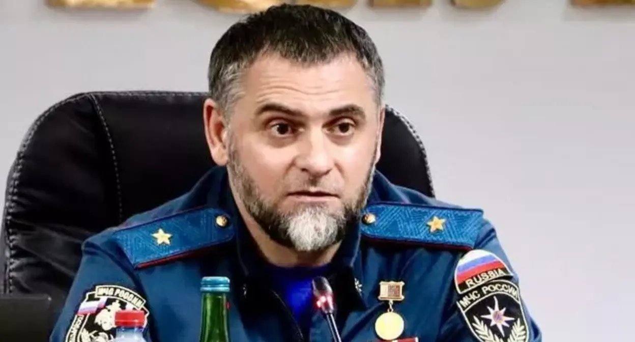 Алихан Цакаев. Фото МЧС Чеченской Республики/Telegram Алихан Цакаев. Фото МЧС Чеченской Республики/Telegram