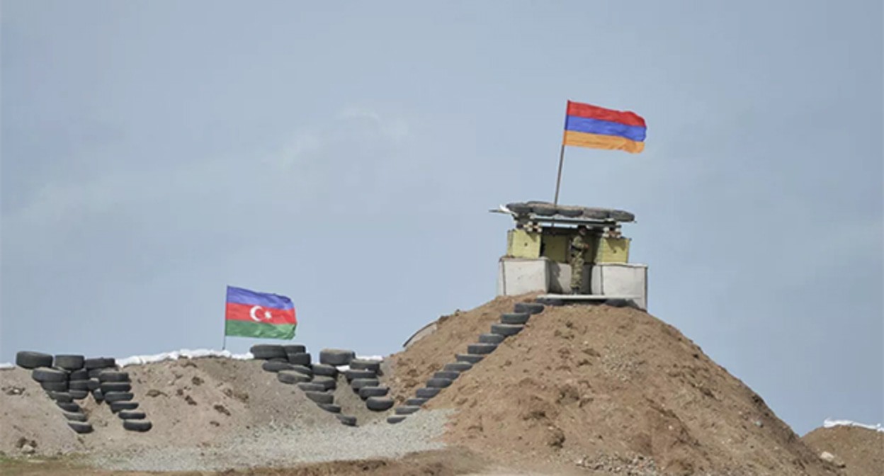 Граница Армении и Азербайджана. Фото: аппарат президента Республики Армения Граница Армении и Азербайджана. Фото: аппарат президента Республики Армения