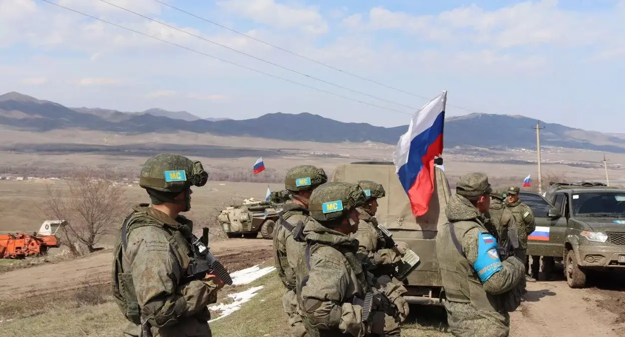 Российские миротворцы в Нагорном Карабае. Фото: press office of MoD of RF Российские миротворцы в Нагорном Карабае. Фото: press office of MoD of RF