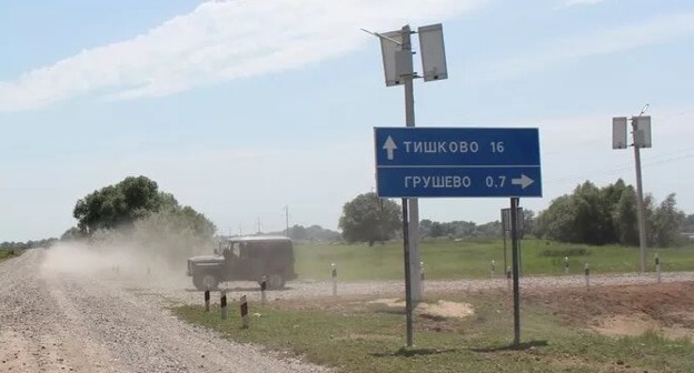 Указатель на Тишково, фото: all-routes.ru Указатель на Тишково, фото: all-routes.ru