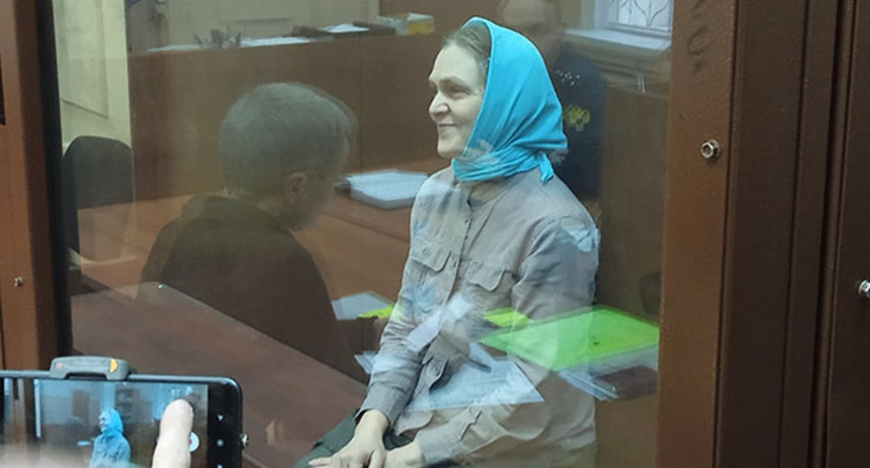 Надежда Кеворкова в зале суда. 7 мая 2024 г. Фото корреспондента "Кавказского узла" Надежда Кеворкова в зале суда. 7 мая 2024 г. Фото корреспондента "Кавказского узла"
