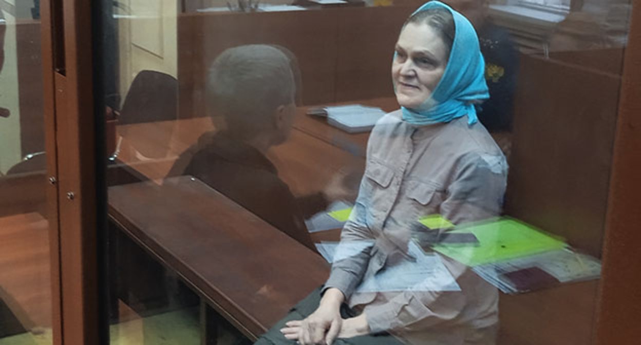 Надежда Кеворкова в зале суда. 7 мая 2024 г. Фото корреспондента "Кавказского узла" Надежда Кеворкова в зале суда. 7 мая 2024 г. Фото корреспондента "Кавказского узла"