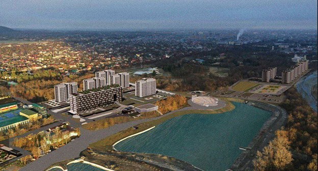 Территория Водной станции во Владикавказе. Фото: osnova.news https://osnova.news/n/22989/