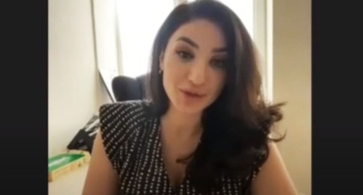 Диана Ципинова. Скриншот видео 
Совет молодых адвокатов Московской области https://www.youtube.com/watch?v=tyhDZqaCy5I