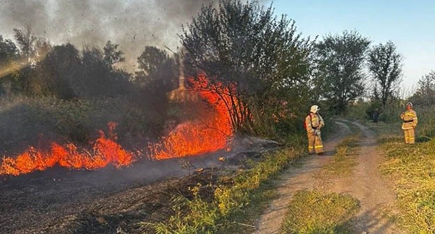 Пожар в Ростовской области. Фото: министерство региональной политики и массовых коммуникаций Ростовской области Пожар в Ростовской области. Фото: министерство региональной политики и массовых коммуникаций Ростовской области