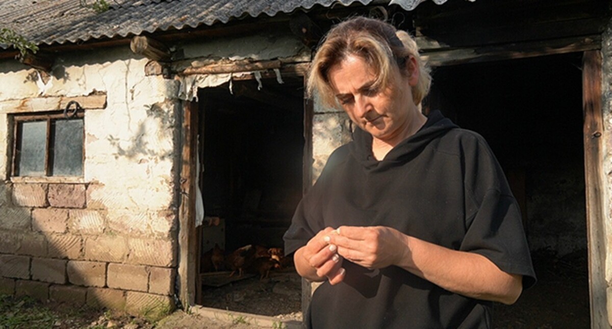 Карабахская беженка. Фото Алвард Григорян для "Кавказского узла" Карабахская беженка. Фото Алвард Григорян для "Кавказского узла"