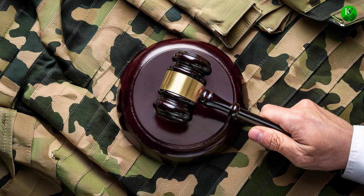 Военный суд. Иллюстрация создана "Кавказским узлом" с помощью ИИ в программе Photoshop Военный суд. Иллюстрация создана "Кавказским узлом" с помощью ИИ в программе Photoshop