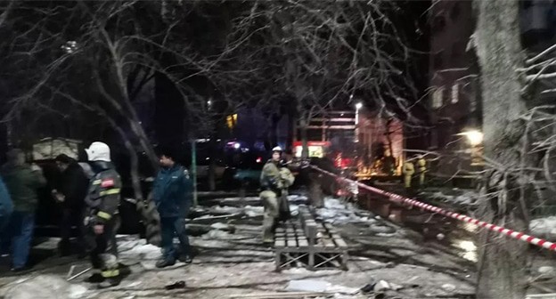 Взрыв газа в жилом доме в Белореченске Краснодарского края. 5 марта 2025 г. Фото: МЧС Краснодарского края/Telegram Взрыв газа в жилом доме в Белореченске Краснодарского края. 5 марта 2025 г. Фото: МЧС Краснодарского края/Telegram