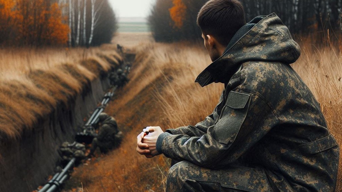 Военный на СВО. Иллюстрация создана "Кавказским узлом" с помощью ИИ в программе Copilot Военный на СВО. Иллюстрация создана "Кавказским узлом" с помощью ИИ в программе Copilot