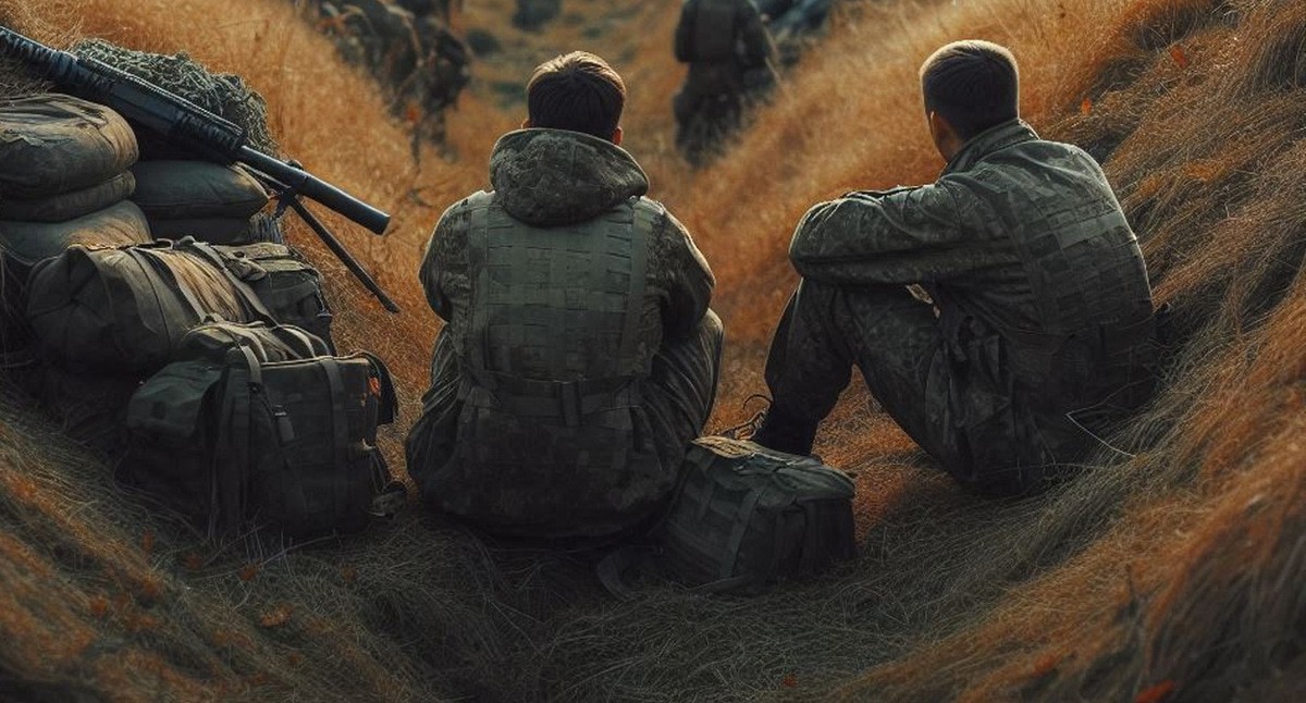 Военные на СВО. Иллюстрация создана «Кавказским узлом» с помощью ИИ в программе Copilot Военные на СВО. Иллюстрация создана «Кавказским узлом» с помощью ИИ в программе Copilot
