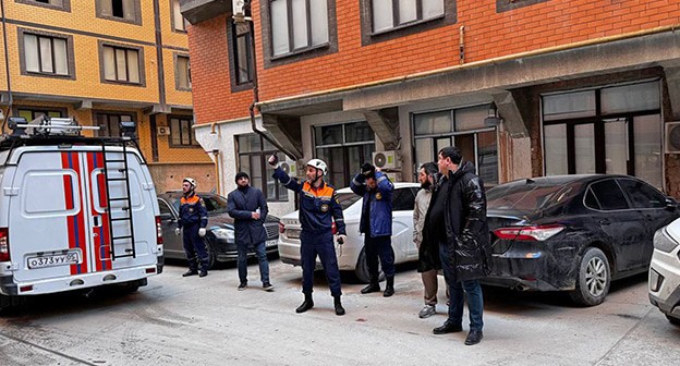 Взрыв газа в Махачкале. 26 марта 2025 г. Фото: midag.ru Взрыв газа в Махачкале. 26 марта 2025 г. Фото: midag.ru