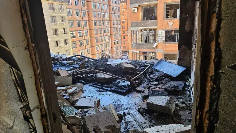 Последствия взрыва газа в многоэтажном доме в Махачкале. 25 марта 2025 г. Фото : Госжилинспекция РД/Telegram Последствия взрыва газа в многоэтажном доме в Махачкале. 25 марта 2025 г. Фото : Госжилинспекция РД/Telegram