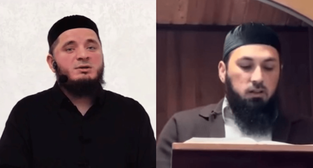 Мухаммад Тамасханов (слева) и Магомед Султыгов. Коллаж "Кавказского узла". Скриншот фото https://t.me/fortangaorg/19488 и видео https://t.me/m_tamaskhanov/1167