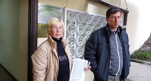 Людмила Савельева с сыном Алексеем Савельевым. Фото "Кавказского узла"