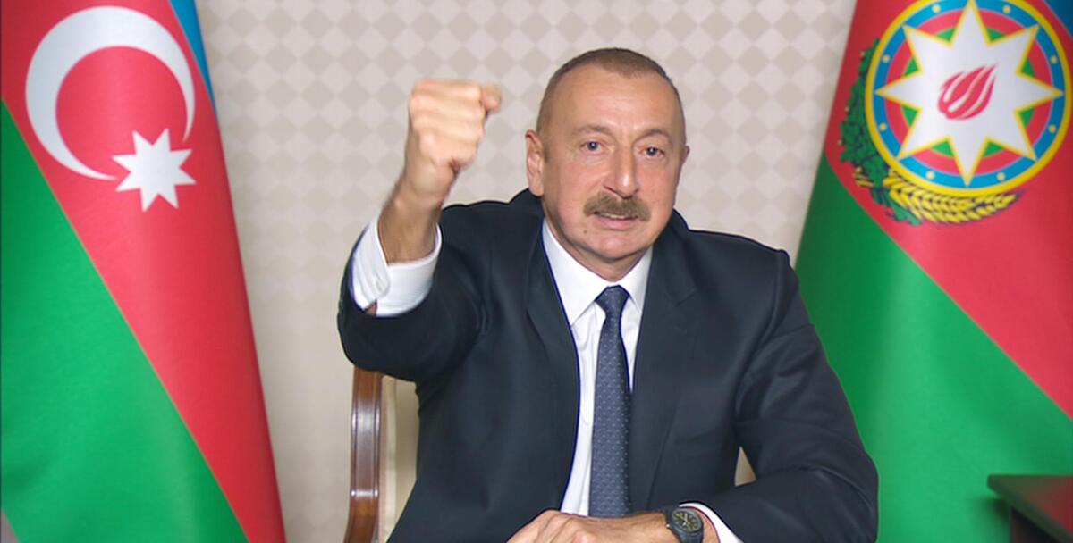 Ильхам Алиев. Фото: https://president.az/ru/articles/view/43696