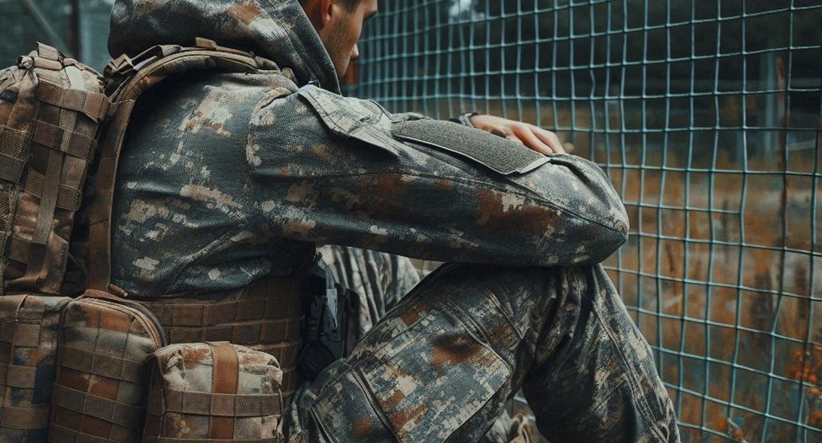 Военнослужащий. Иллюстрация создана "Кавказским узлом" с помощью ИИ в программе Copilot