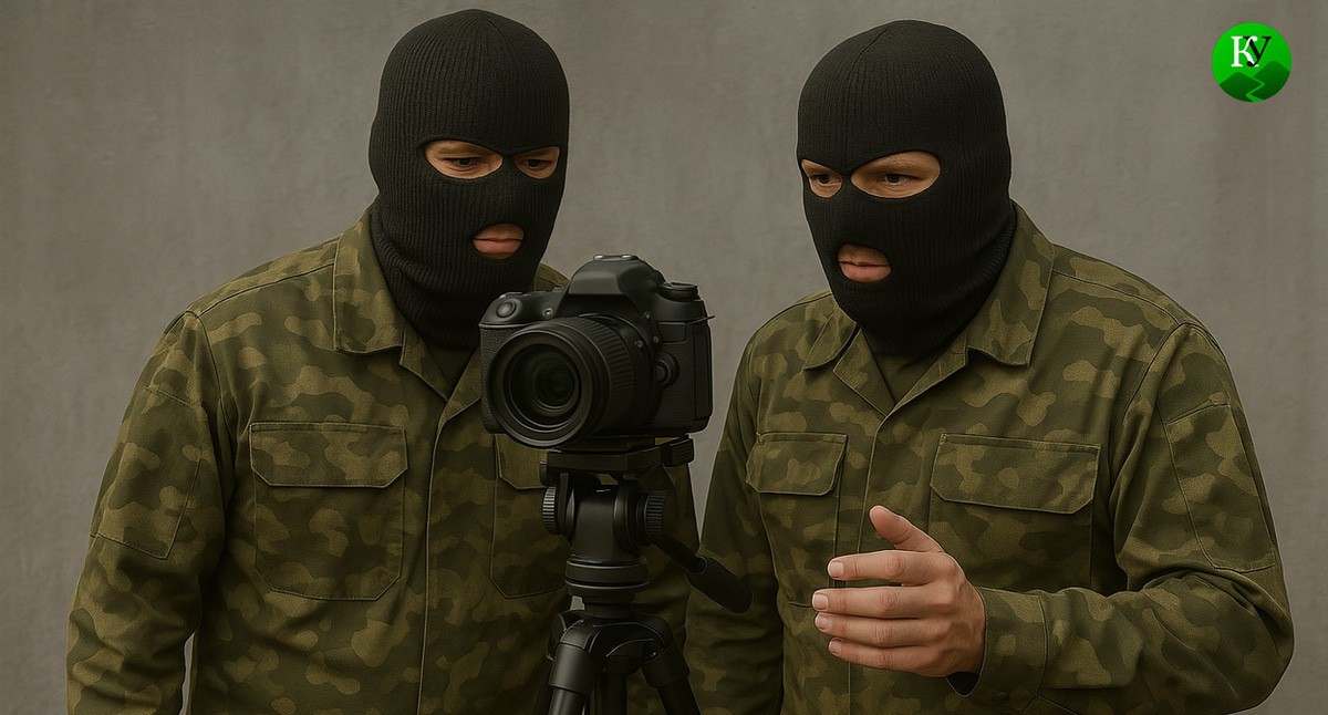 Снимают ролик. Иллюстрация создана "Кавказским узлом" с помощью ИИ в программе Copilot