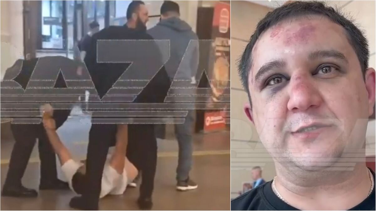 Коллаж "Кавказского узла". Кадры видео BAZA / Telegram