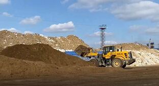 Площадка песка с мазутом в Воскресенском. Фото: t.me/opershtab23