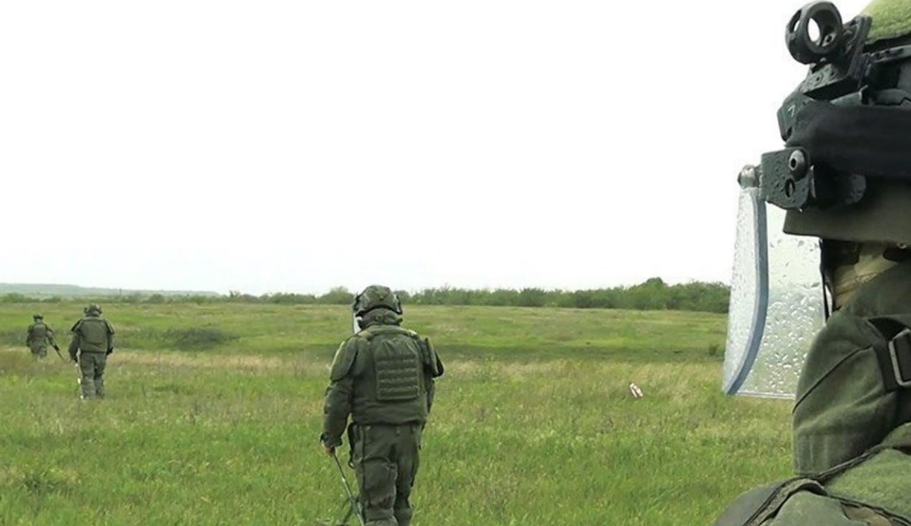 Российские бойцы. Скриншот фото Минобороны России от 13.08.25, https://t.me/mod_russia/55508.