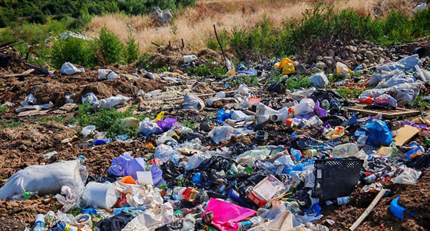 Стихийная свалка на территории Исламея. 23 сентября 2025 г. Фото: https://t.me/prockbr/1036