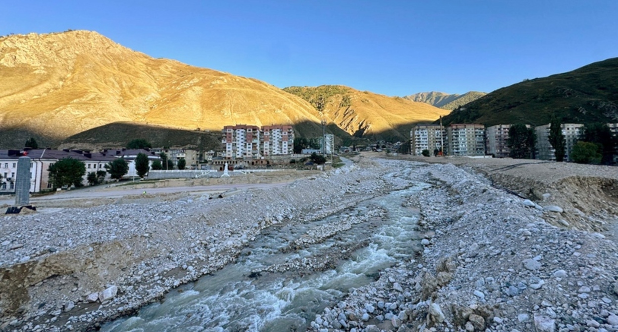 Тырныауз после схода селя. Фото из телеграм-канала Казбека Кокова https://t.me/Kokov_Kazbek/8129