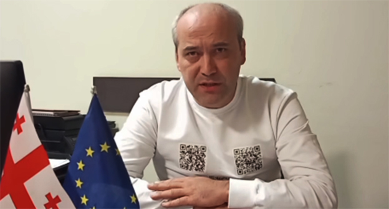 Звиад Куправа. Скриншот видео https://www.facebook.com/reel/825896346965151 принадлежит компании Meta деятельность которой запрещена в России